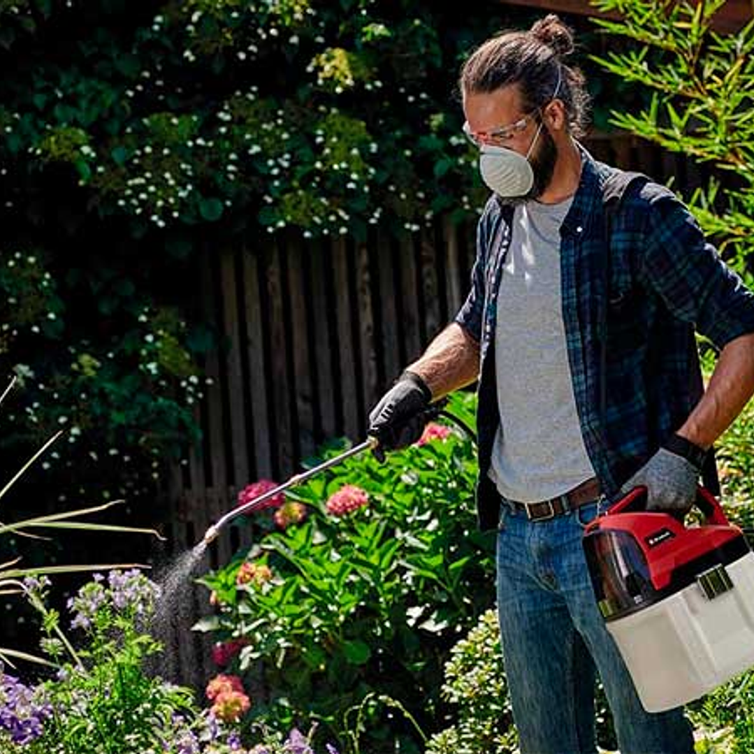 Pulverizador de presión inalámbrico Einhell 7.5 L GE-WS 18/75 Li-Solo 2