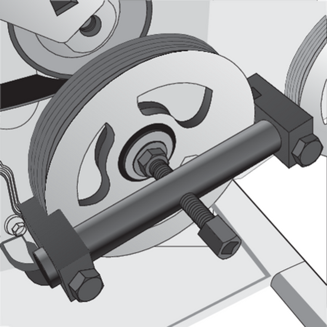 Extractor de Poleas 165 mm YATO YT-25480 Universal 4