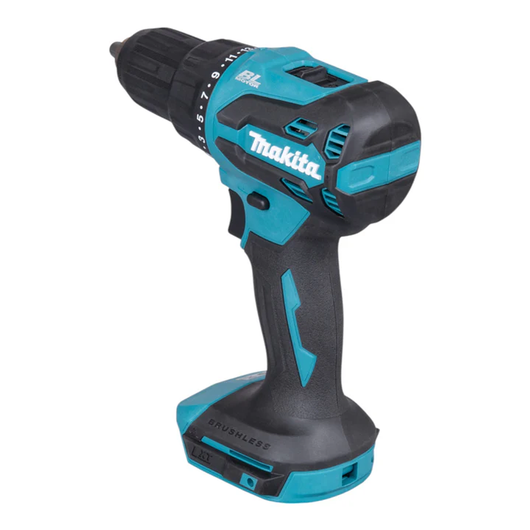 Taladro Percutor 13mm 18V Basic / 2 bat 3 Ah + Cargador DHP490RFX2 Makita – Potencia y Versatilidad para Profesionales 3