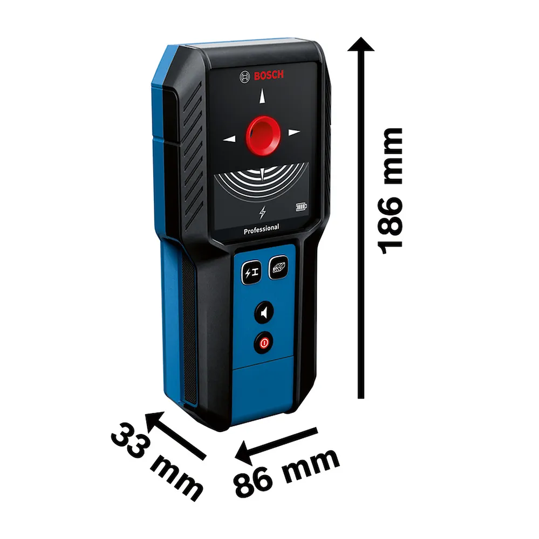 Detector de Materiales GMS 120-27 Bosch – Precisión en Localización de Materiales 4