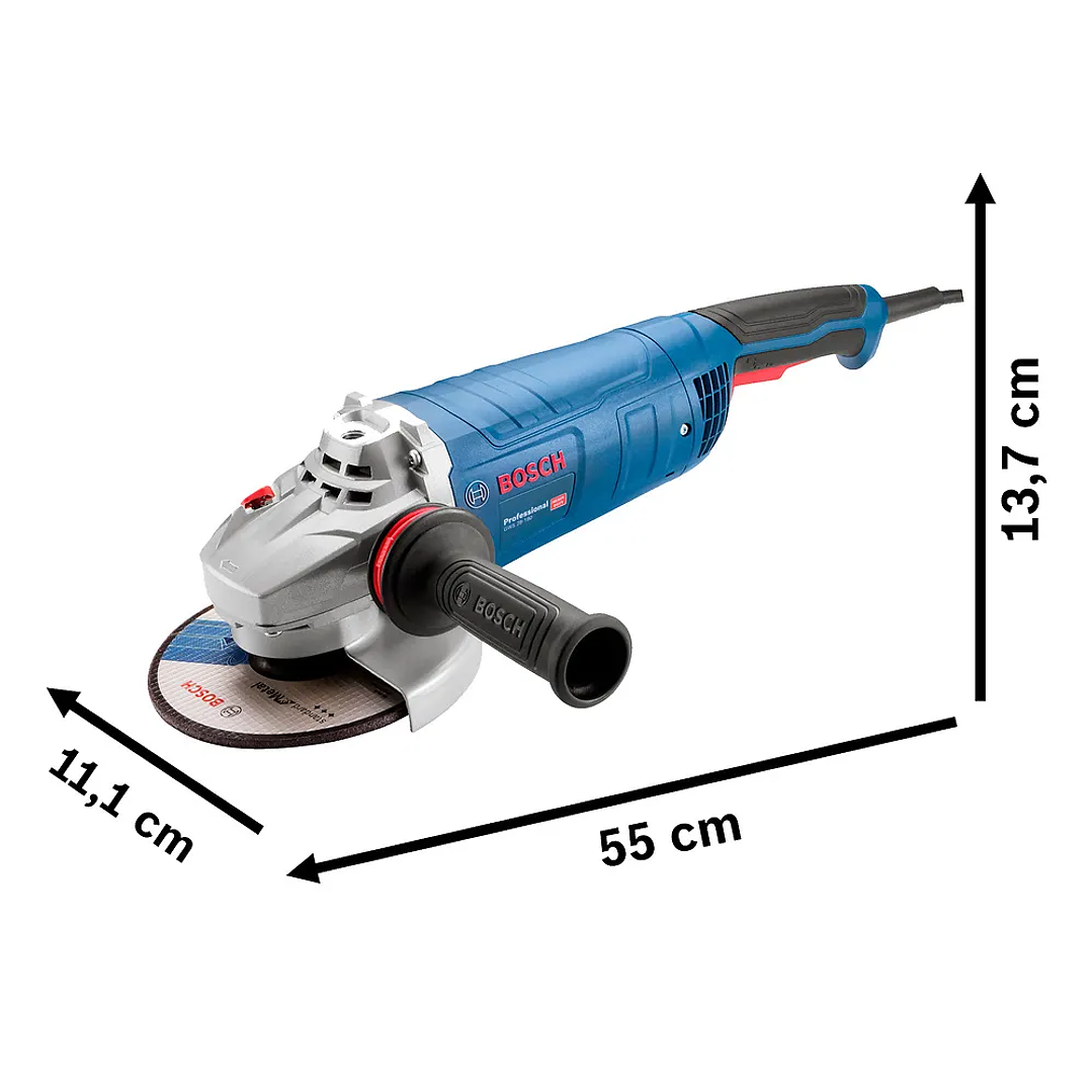 Esmeril Angular Bosch GWS 28-180 Vulcano 2800W Hombre Muerto – Potencia y Control 4