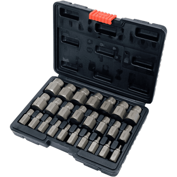 Juego de Destornilladores para Tornillos Internos Dañados 25 Piezas Yato YT-06034 1