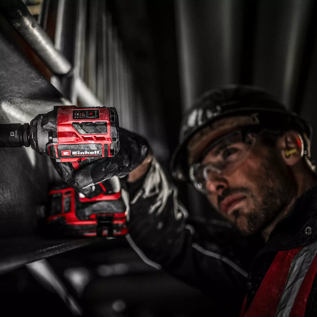 Llave de Impacto Inalámbrica Einhell TP-CW 18/350-C Li BL + Starter Kit 18V 4,0Ah Brushless 4