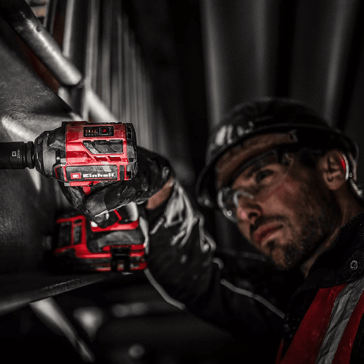 Llave de Impacto Inalámbrica Einhell TP-CW 18/350-C Li BL + Starter Kit 18V 4,0Ah Brushless 4