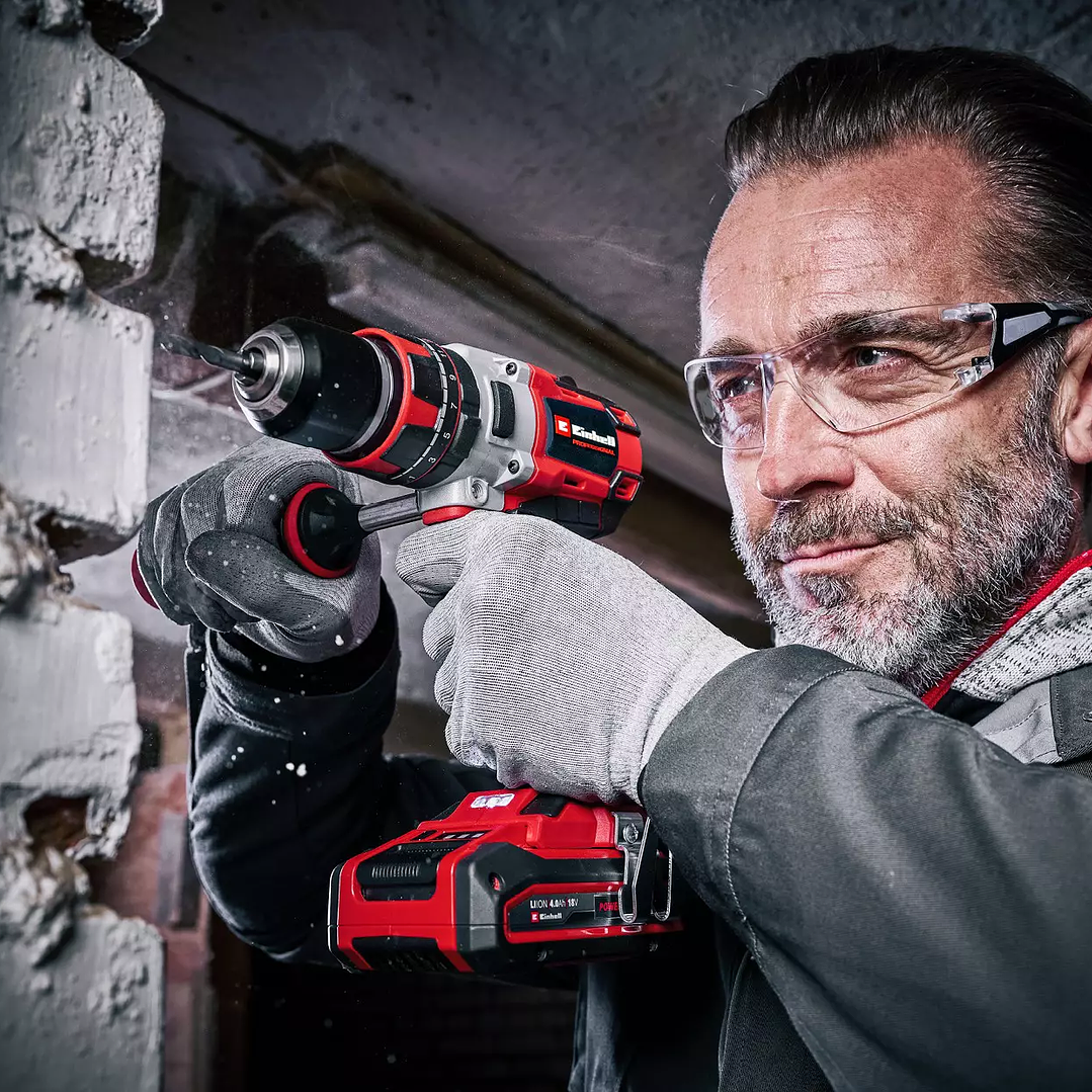 Taladro de Impacto Inalámbrico Einhell TP-CD 18/80 Li-i BL + Starter Kit 18V 4,0Ah Brushless 3