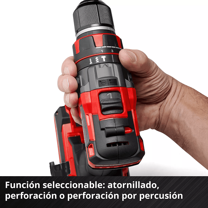 Taladro de Impacto Inalámbrico Einhell TP-CD 18/80 Li-i BL + Starter Kit 18V 4,0Ah Brushless 5