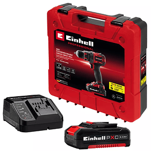 Taladro Percutor a Batería Einhell TP-CD 18/60 Li-i BL 18V + Batería 2,0Ah Brushless