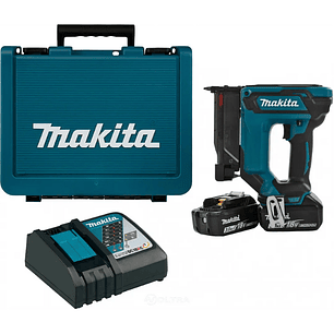 Clavadora Inalámbrica 18V Clavos Alfiler con 2 Baterías Li-Ion 3.0Ah + cargador