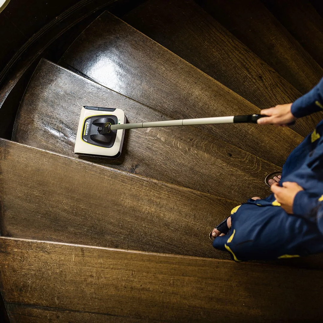 Escoba Eléctrica KB5 Kärcher Blanca Recargable Compacta 6