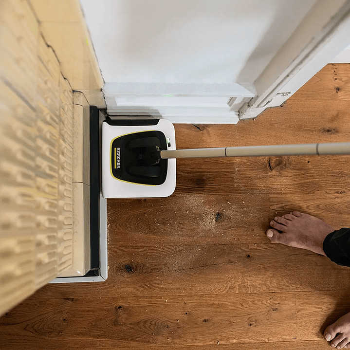 Escoba Eléctrica KB5 Kärcher Blanca Recargable Compacta 7