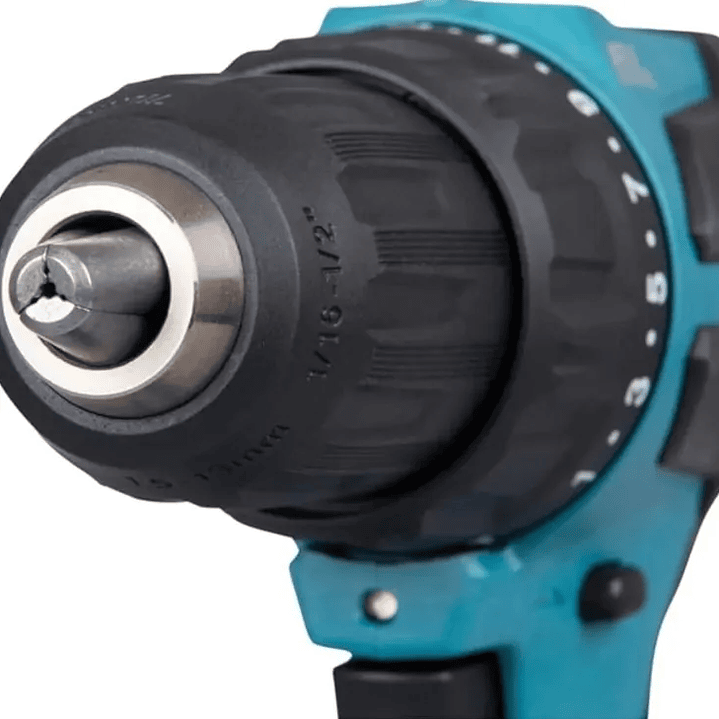 Taladro Percutor Inalámbrico 13mm 18V DHP490RFX Makita con Batería y Cargador 4