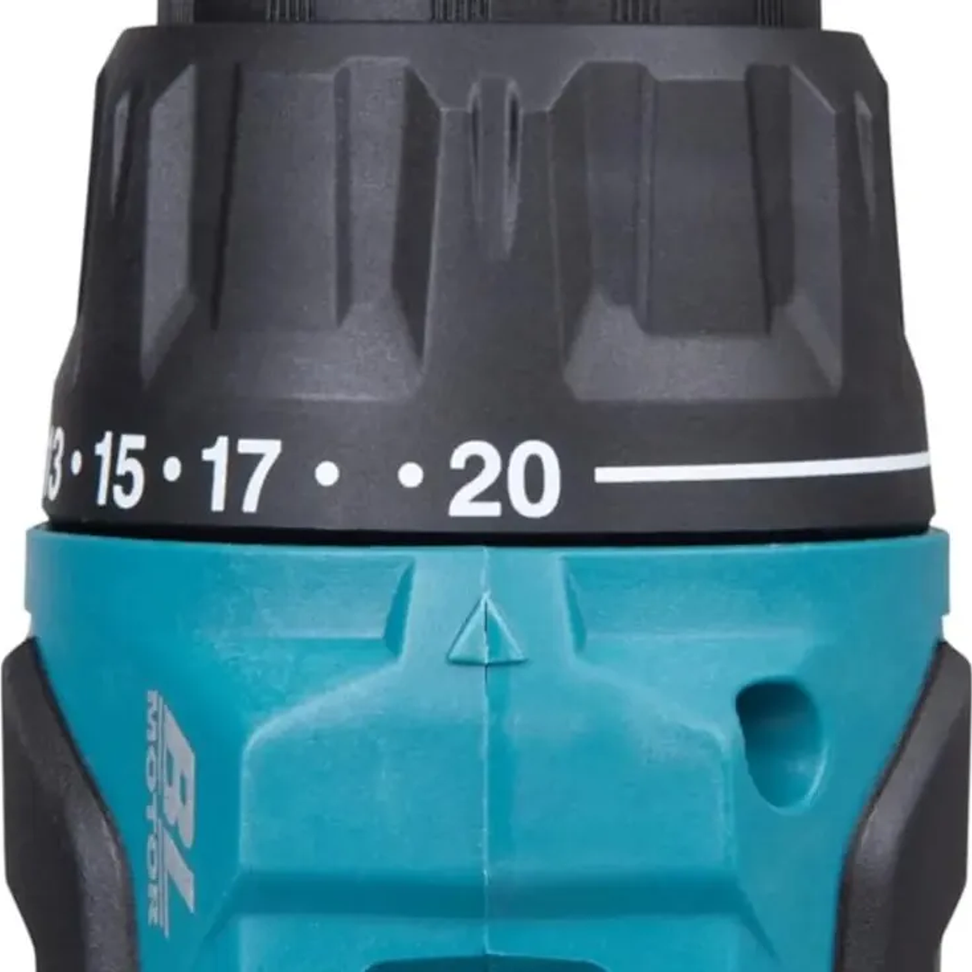 Taladro Percutor Inalámbrico 13mm 18V DHP490RFX Makita con Batería y Cargador 6