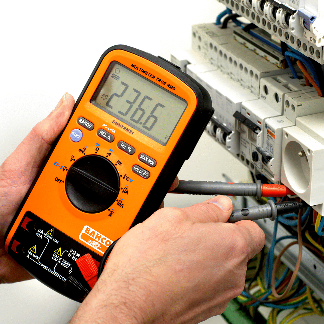 Multímetro Digital True RMS 1000 V Bahco BMMTRMS1 – Precisión y Conectividad 3