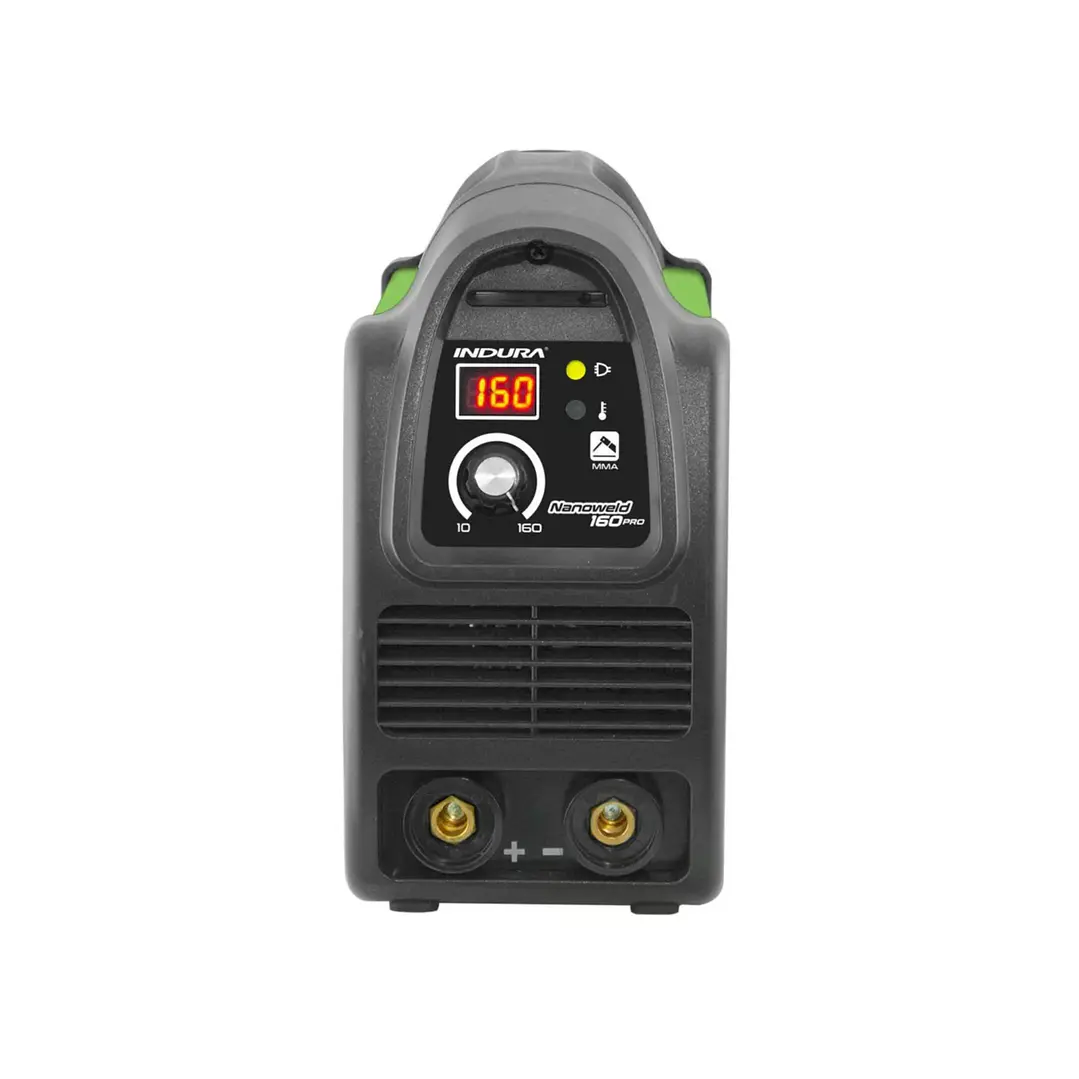Soldadora Inverter Indura Nanoweld 160 + Máscara Flame Grado 11 Verde 5