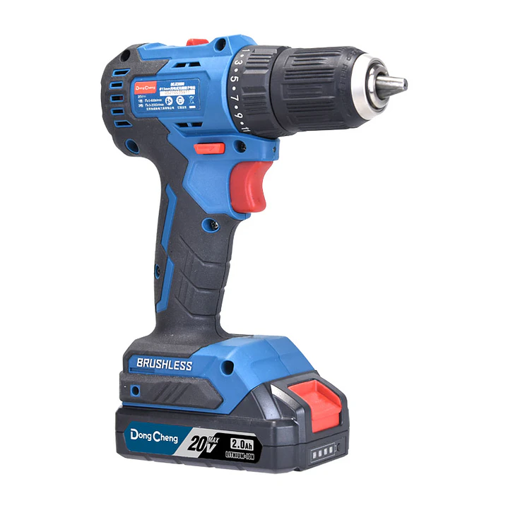 TALADRO ATOR 13MM 20V 1BAT 2Ah BRUSHLESS DONGCHENG 2