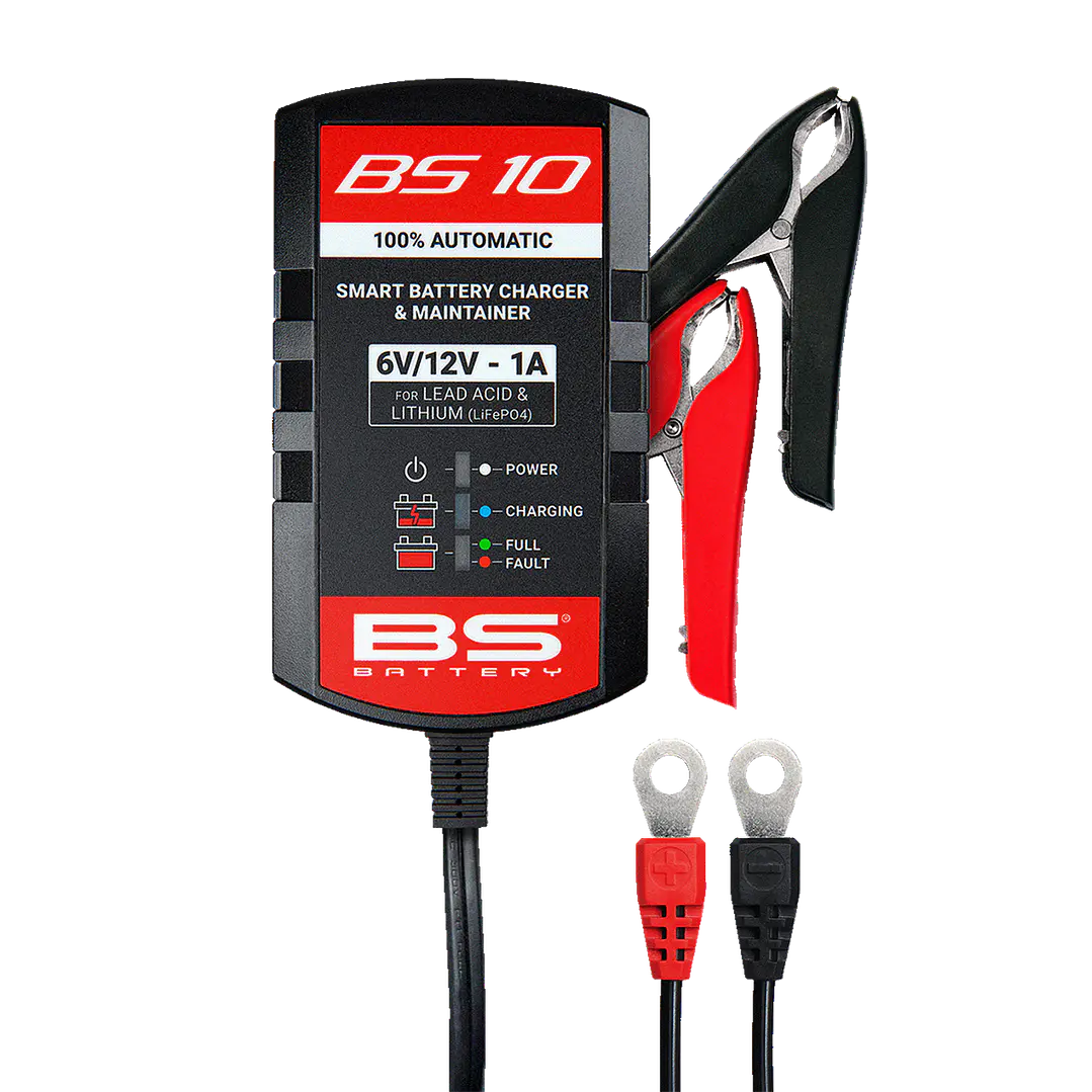 Cargador Inteligente BS 10 6V/12V 1A para Baterías de Plomo y Litio 1