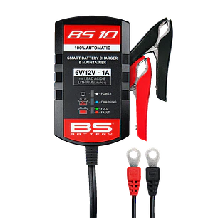 Cargador Inteligente BS 10 6V/12V 1A para Baterías de Plomo y Litio