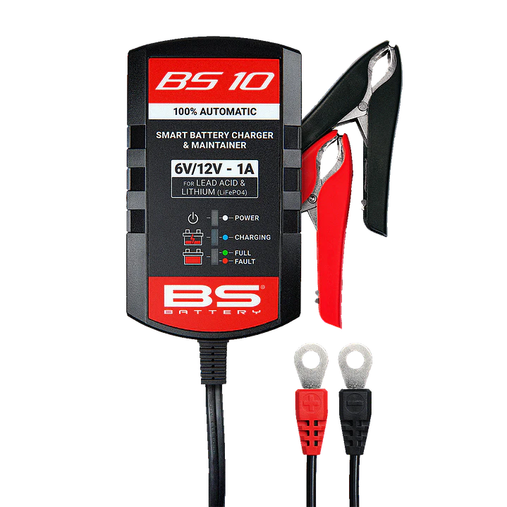 Cargador Inteligente BS 10 6V/12V 1A para Baterías de Plomo y Litio 1
