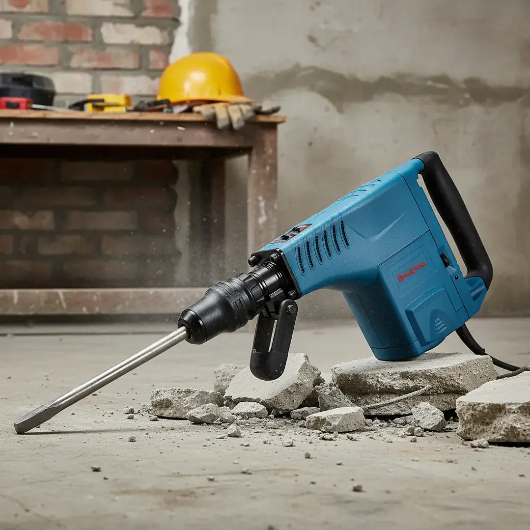 Martillo Demoledor SDS Max DongCheng DZG10 1500W 16J 10Kg 5