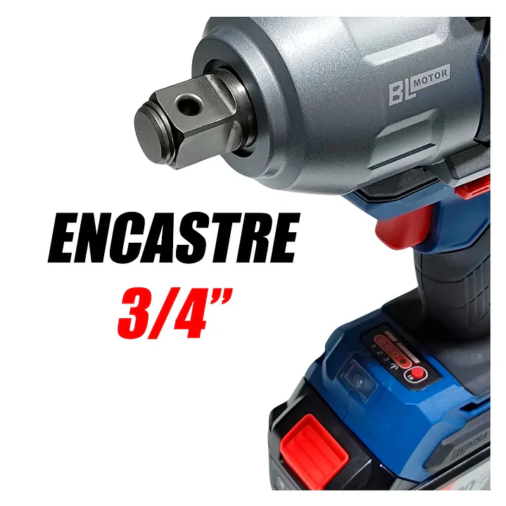 Llave de Impacto Industrial Inalámbrica 3/4
