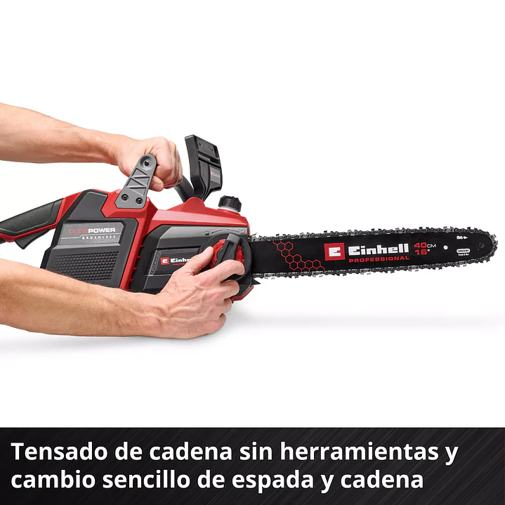 Motosierra professional  a Batería GP-LC 36/40 Li BL-Solo Einhell 36V Brushless 7