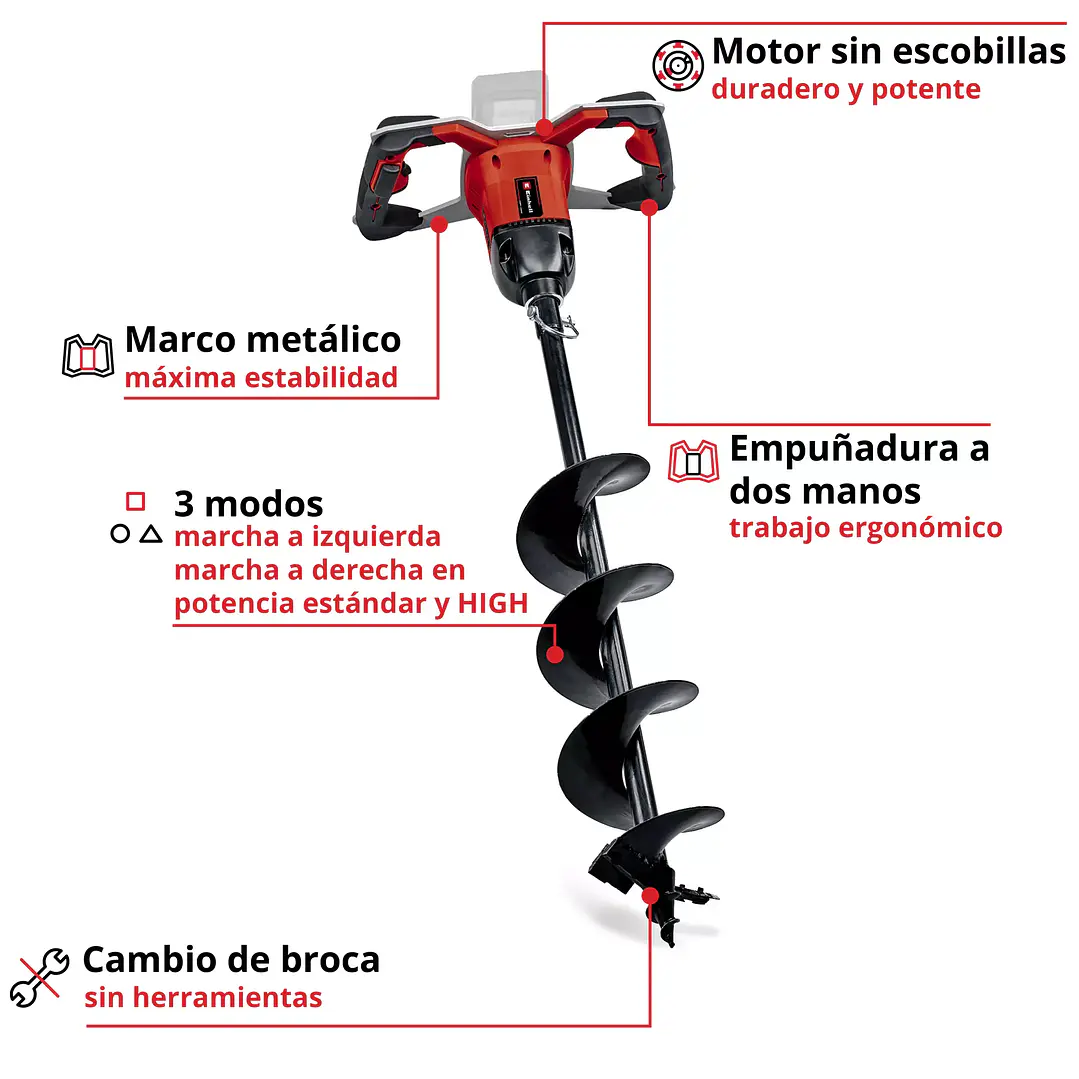 Ahoyador Inalámbrico Einhell GP-EA 18/150 Li BL-Solo | 18V Brushless 2