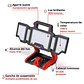 Set Lámpara Inalámbrica Einhell TP-CL 18/3000 Li 18V LED + Batería 4.0Ah - Miniatura 2