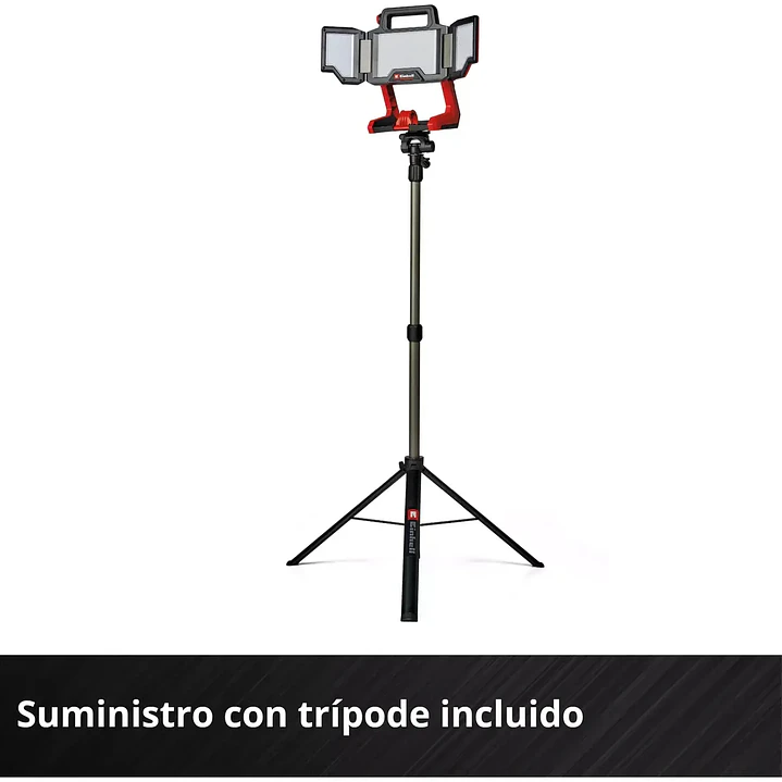 Set Lámpara Inalámbrica Einhell TP-CL 18/3000 Li 18V LED + Batería 4.0Ah 7