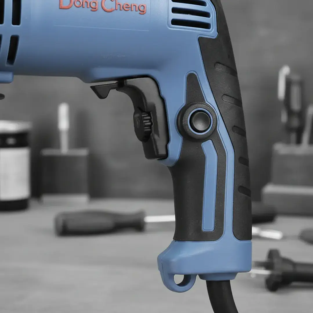 Taladro Percutor 13 mm Dong Cheng DZJ16 710W Eléctrico 4