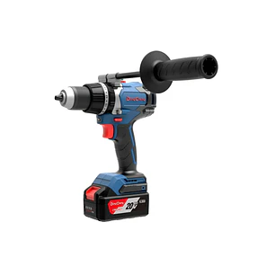 Taladro Percutor 13mm 20V Brushless Dong Cheng DCJZ03-13EM con 2 Baterías