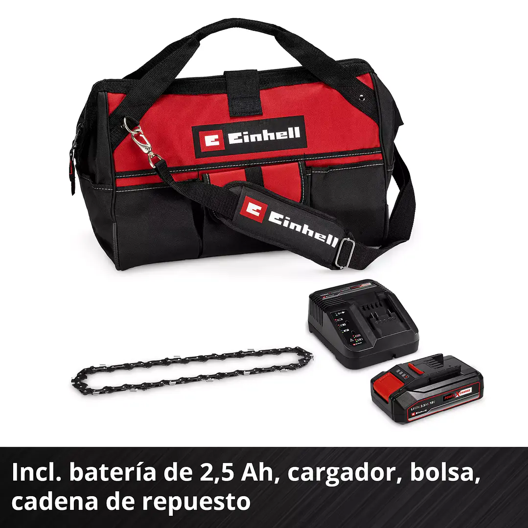 Sierra Inalámbrica Einhell GE-PS 18/15 Li Kit con Bolso 4