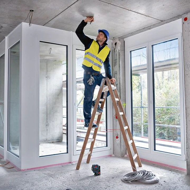 Nivel Láser Combinado Bosch GCL 2-50 G 50 m con Trípode 4