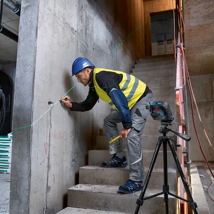 Nivel Láser Combinado Bosch GCL 2-50 G 50 m con Trípode 6