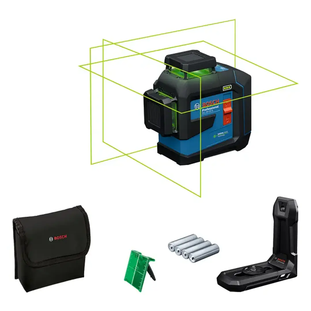 Nivel Láser Lineal 360° GLL 80-33 G Bosch – Láser Verde 1