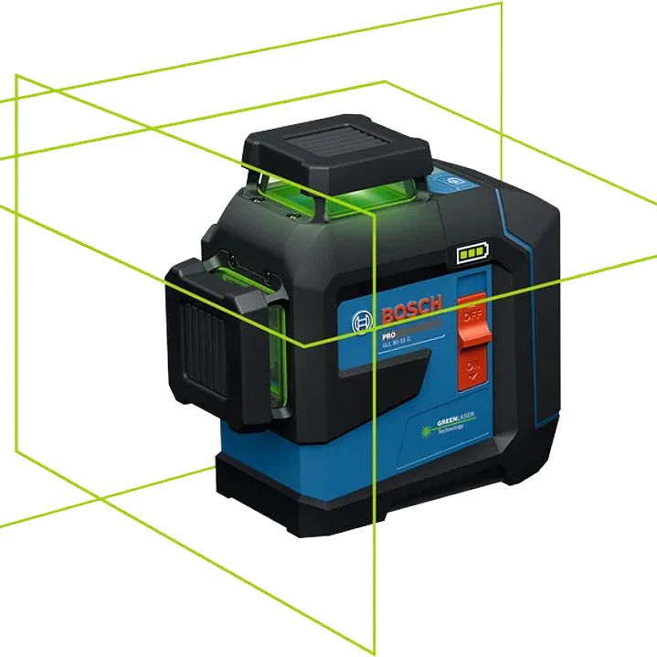 Nivel Láser Lineal 360° GLL 80-33 G Bosch – Láser Verde 2