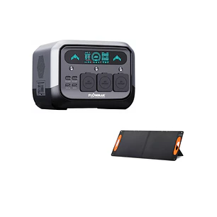 Estación de Poder Flowmak PRO700 1400W + Panel solar Plegable 100W