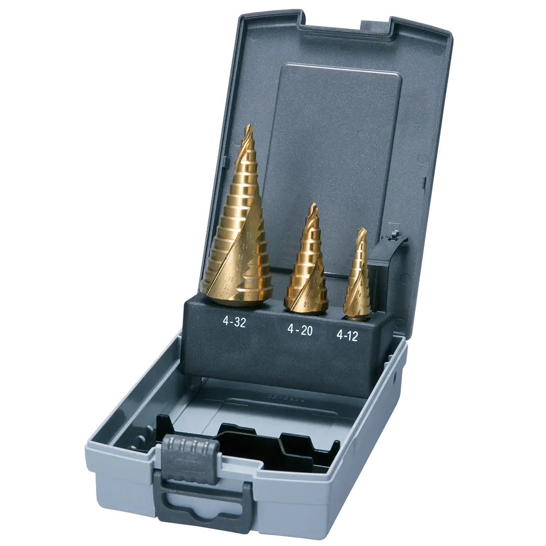Set de Brocas Escalonadas Espiral Titanium Makita D-41872  1