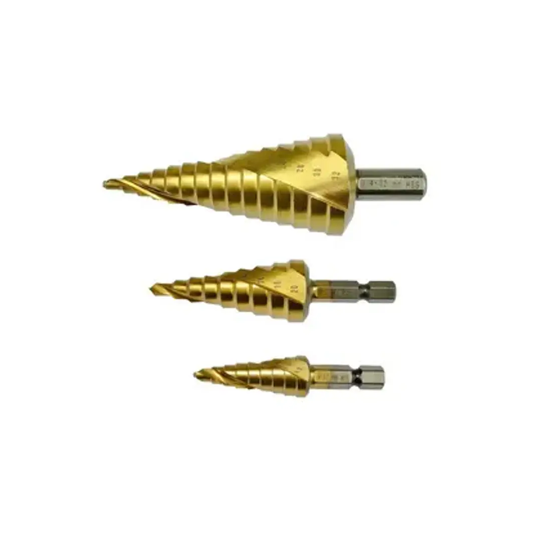 Set de Brocas Escalonadas Espiral Titanium Makita D-41872  2