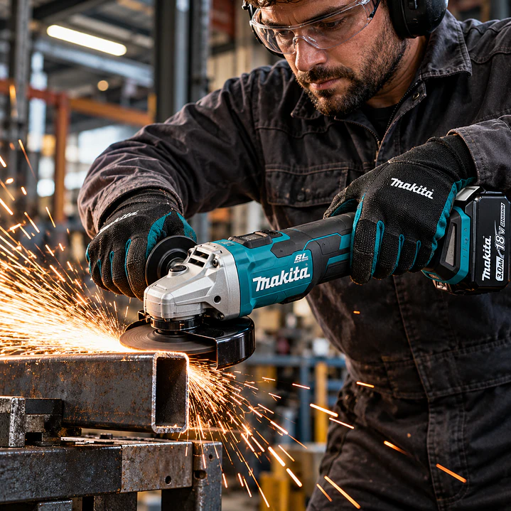 Esmeril Angular Inalámbrico 4.1/2'' 18v DGA454RF Makita 3