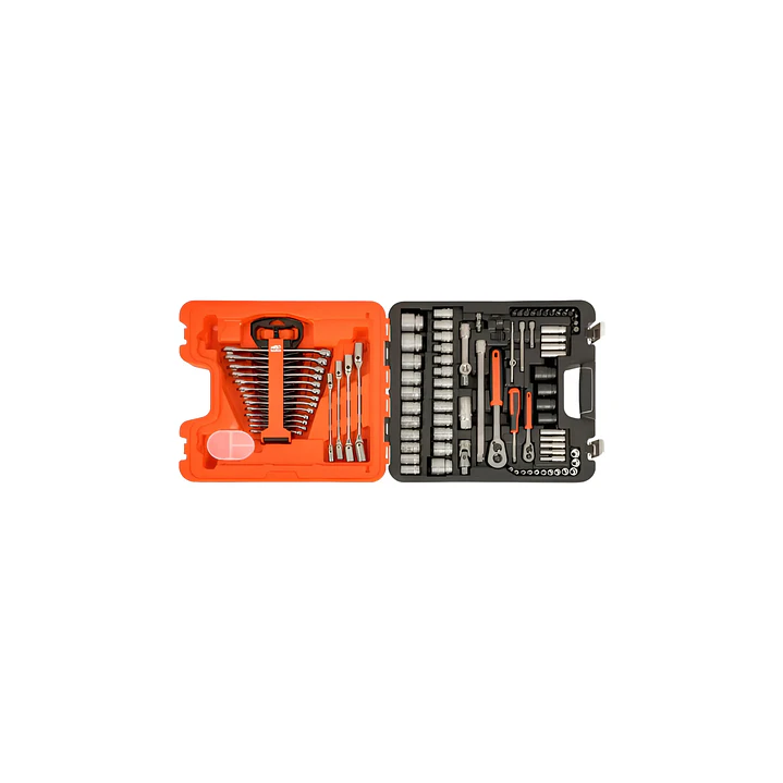 Juego de herramientas Bahco S87+7 de 94 piezas – Llaves y dados de 1/4” y 1/2” 2