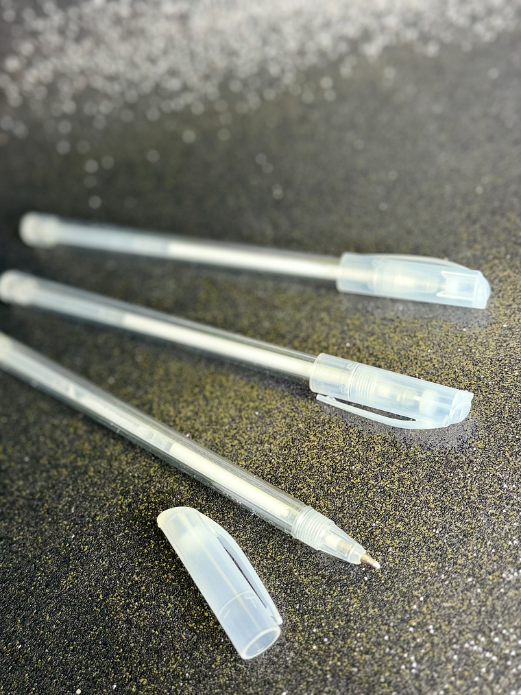 Caneta em Gel Branca 1