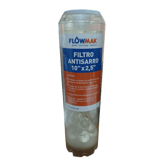 Filtro Antisarro Flowmak Polisfosfato 10*2.5