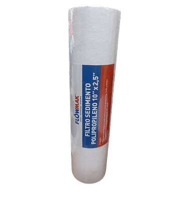 Filtro Sedimentos Osmosis Flowmak Poliprolino 50 MIC 10"X2,5"