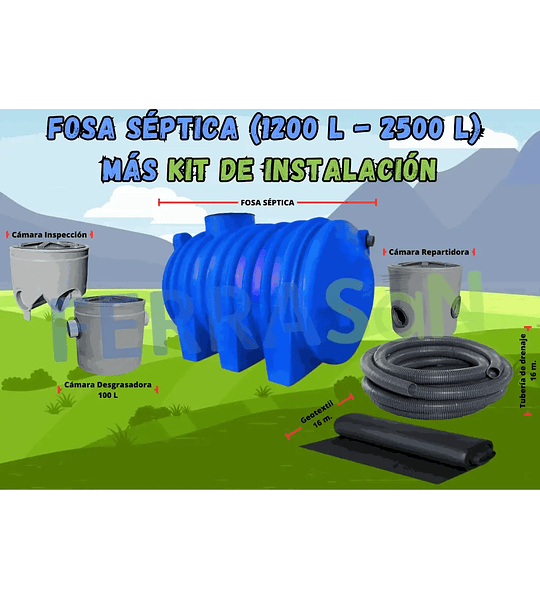 Fosa 2000 más kit de Instalación