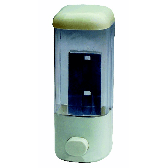 Dispensador Jabón Plástico Blanco Simple