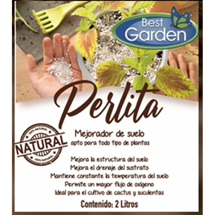 PERLITA 2 LITROS  / BEST GARDEN  2