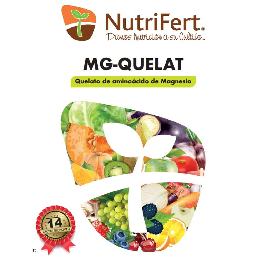 BIOESTIMULANTE MG-QUELAT / MAGNESIO QUELATADO 1L - NUTRIFERT 2