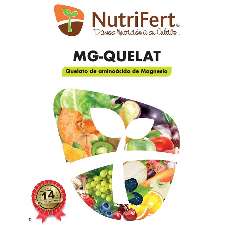 BIOESTIMULANTE MG-QUELAT / MAGNESIO QUELATADO 1L - NUTRIFERT 2