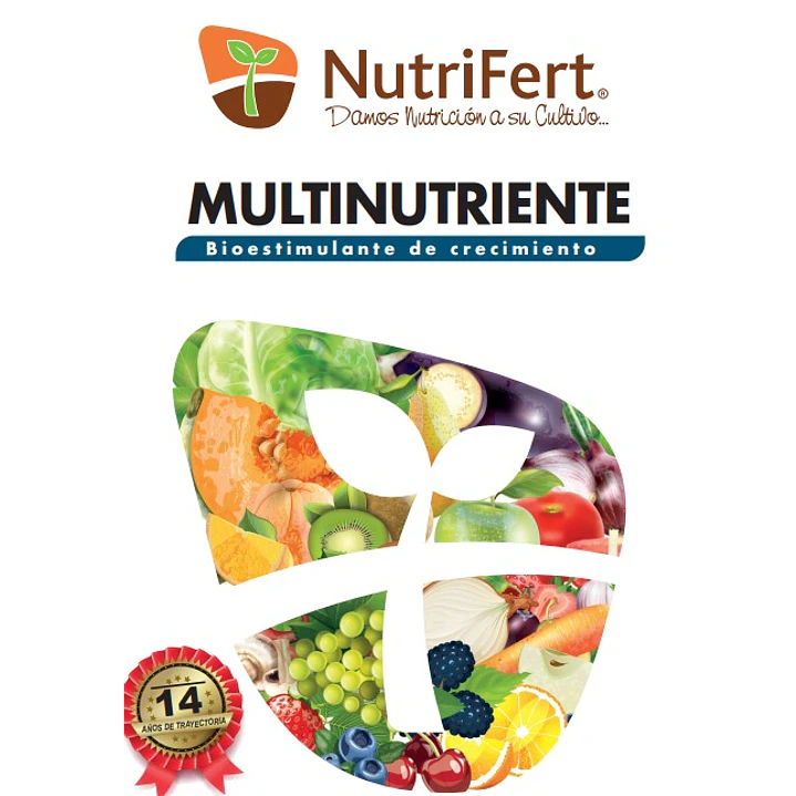 BIOESTIMULANTE MULTINUTRIENTE / COMPUESTOS ORGANICOS NATURALES 20L - NUTRIFERT 2
