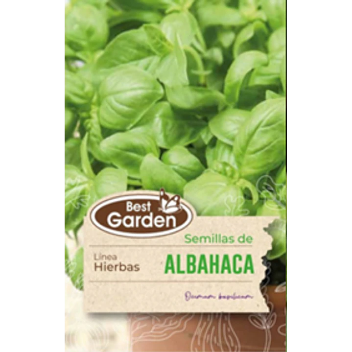 SEMILLA ALBAHACA 5 GRS / BEST GARDEN  2